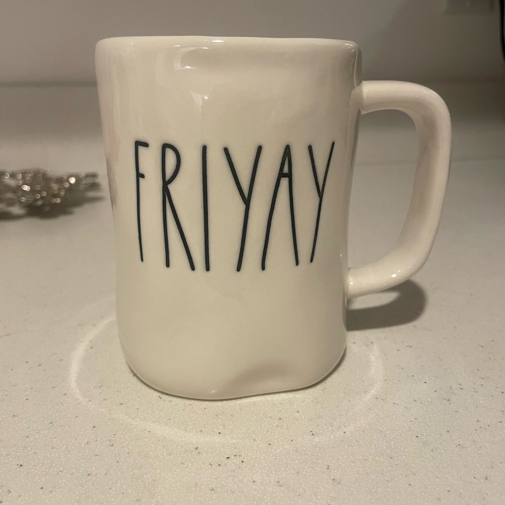 Rae Dunn Cream Ceramic Mug